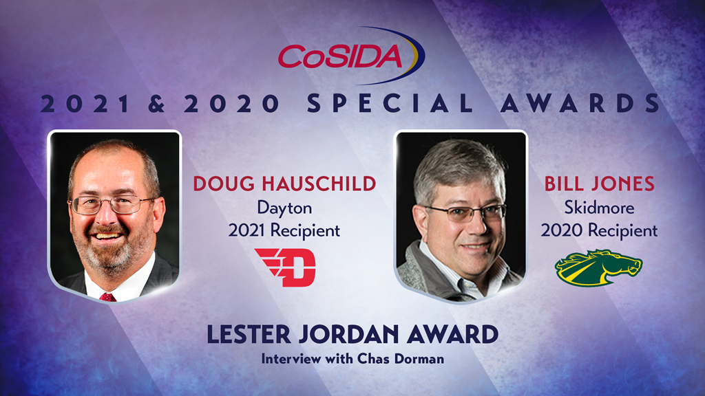 Special Awards Salute: An Interview with 2021 and 2020 Lester Jordan Award Recipients Doug Hauschild (Dayton) and Bill Jones (Skidmore)